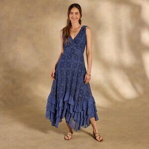 Sundance Champs De Fleur Dress (Blue, size 4)